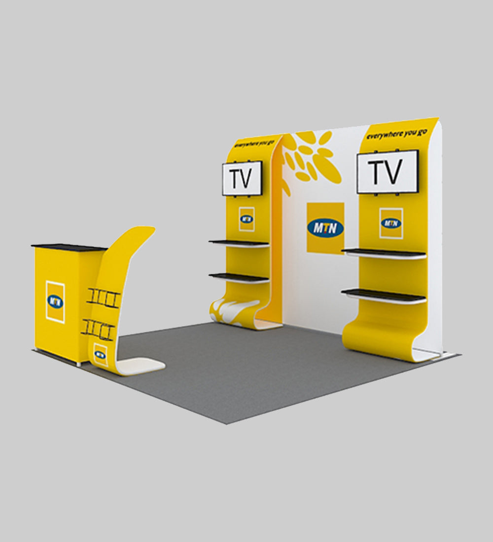 10X10' TENSION FABRIC BOOTH - Model 1