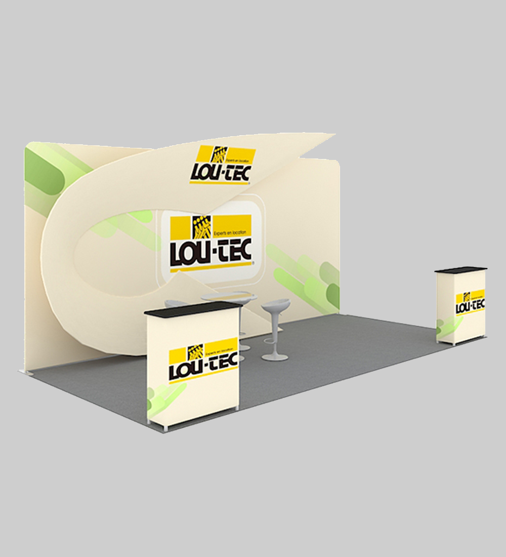 10X20' TENSION FABRIC BOOTH  - Model 2
