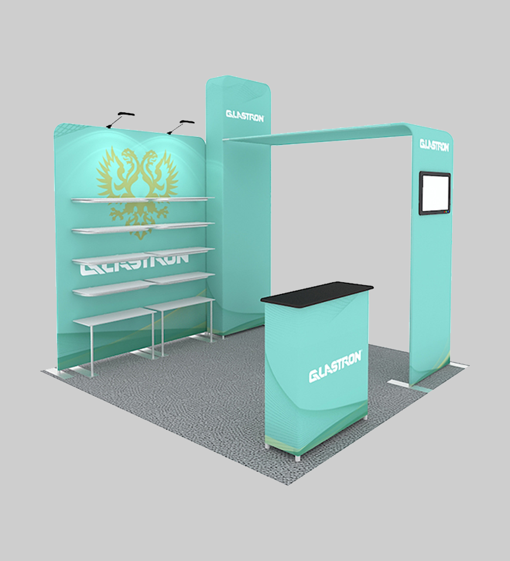 10X10' TENSION FABRIC BOOTH  - Model 3