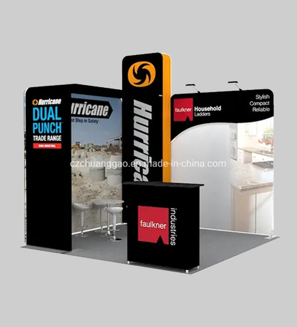 10X10' TENSION FABRIC BOOTH  - Model 6