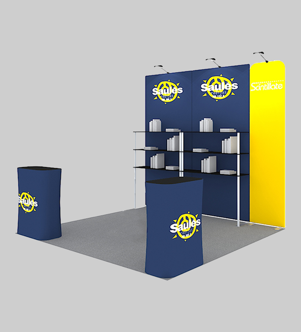 10X10' TENSION FABRIC BOOTH  - Model 7