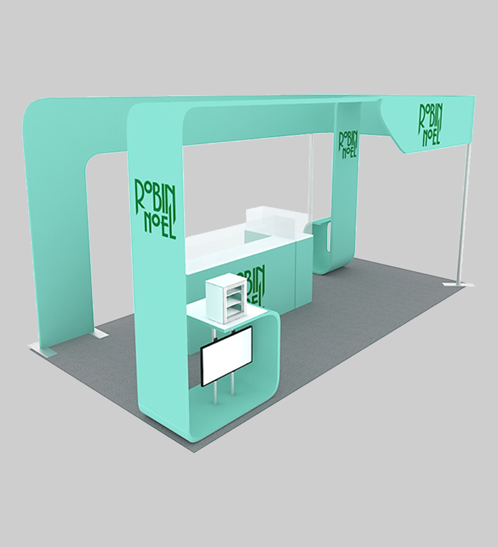 10X20' TENSION FABRIC BOOTH  - Model 7
