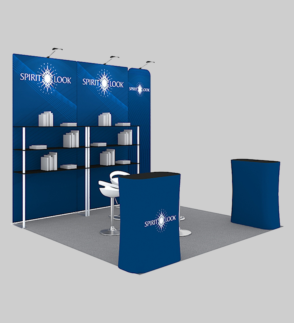 10X10' TENSION FABRIC BOOTH  - Model 7