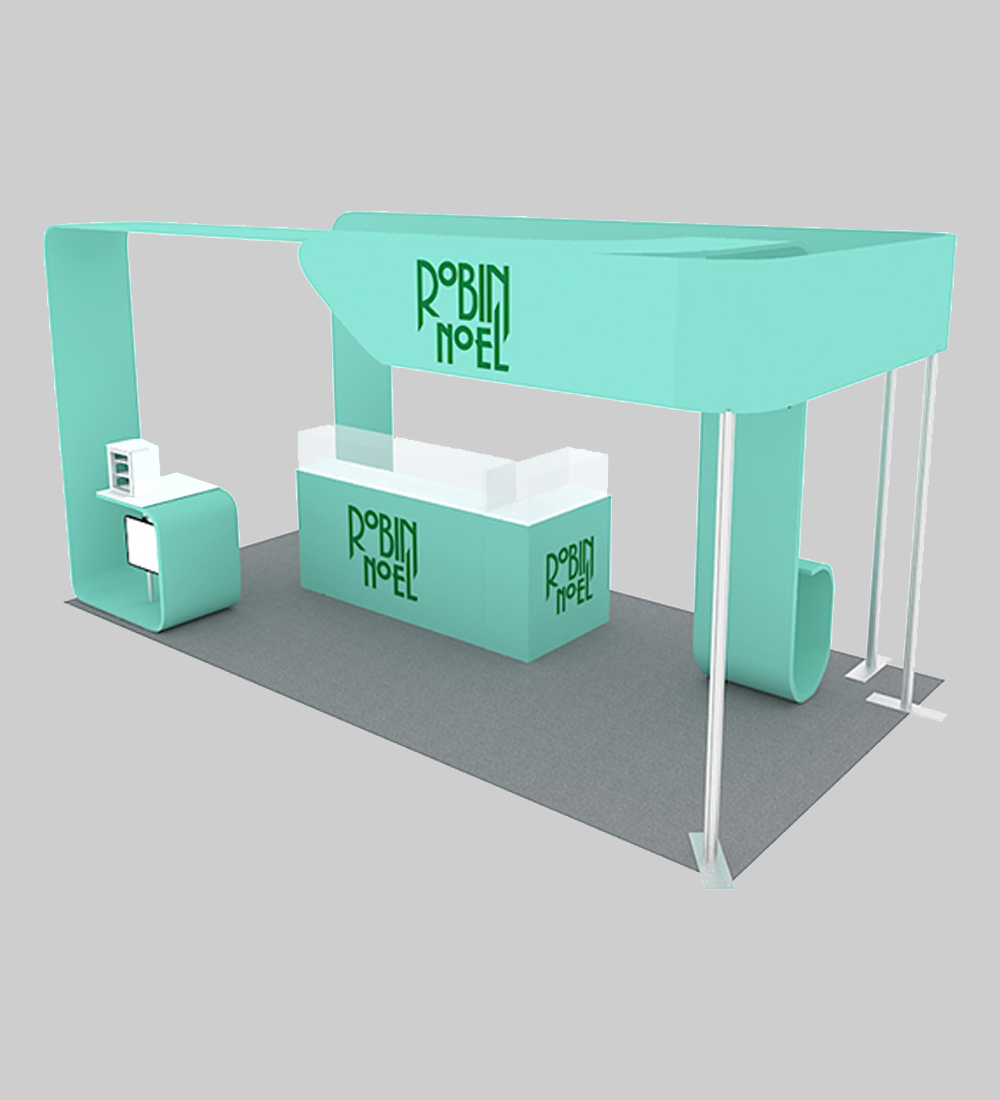 10X20' TENSION FABRIC BOOTH  - Model 7
