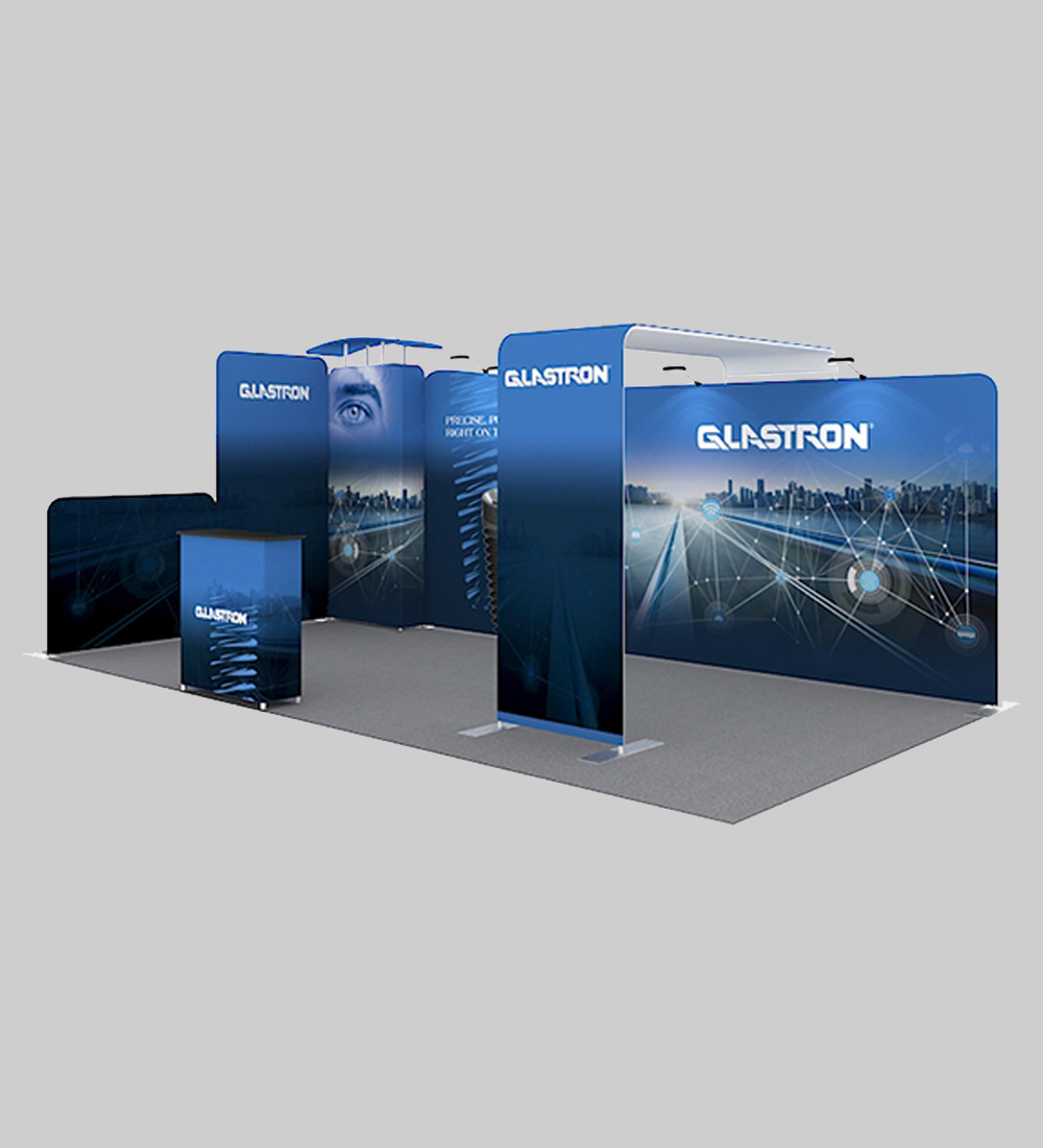 10X20' TENSION FABRIC BOOTH  - Model 8
