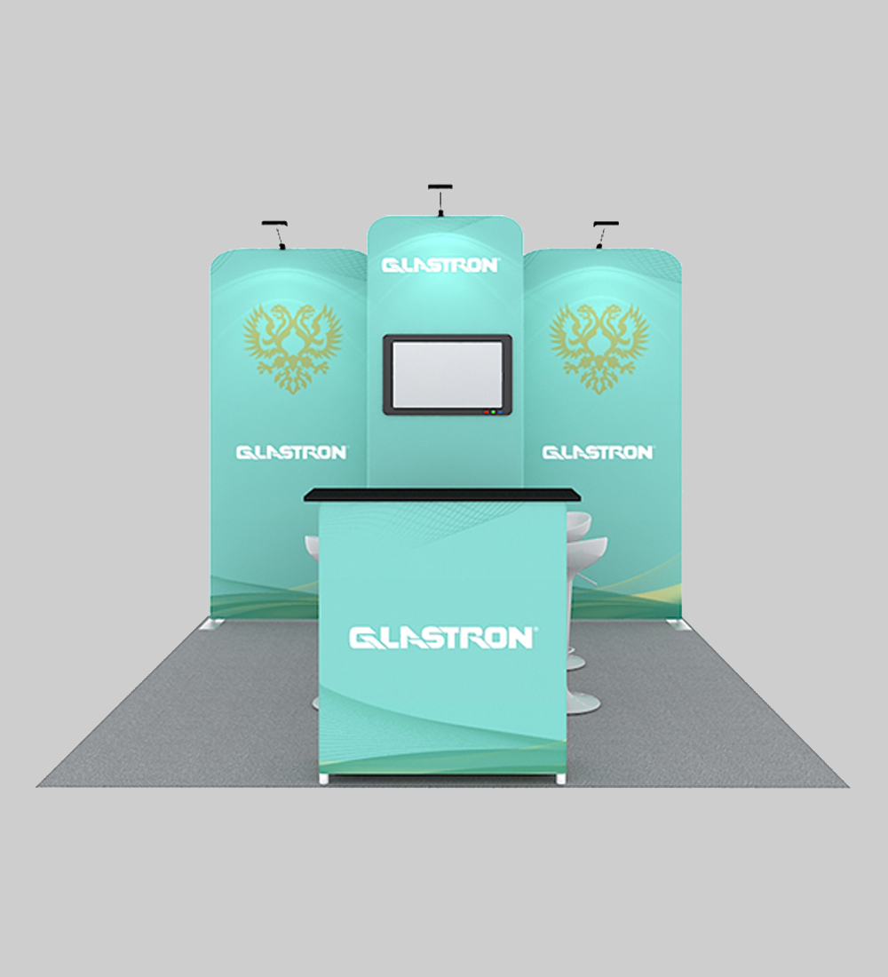 10X10' TENSION FABRIC BOOTH  - Model 9