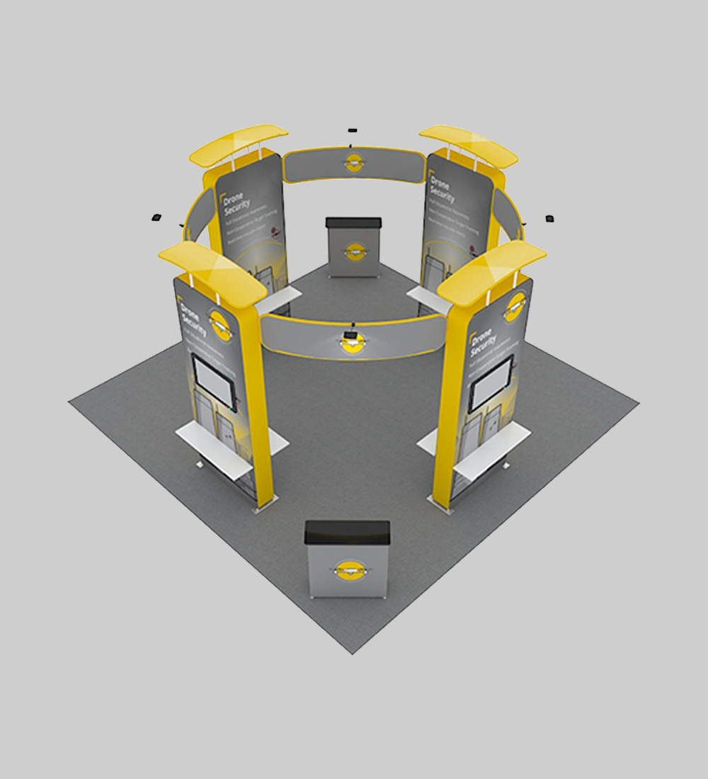 20X20' TENSION FABRIC BOOTH  - Model 2