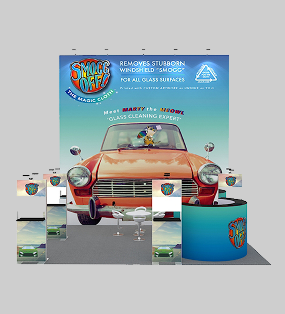 20X20' TENSION FABRIC BOOTH  - Model 3