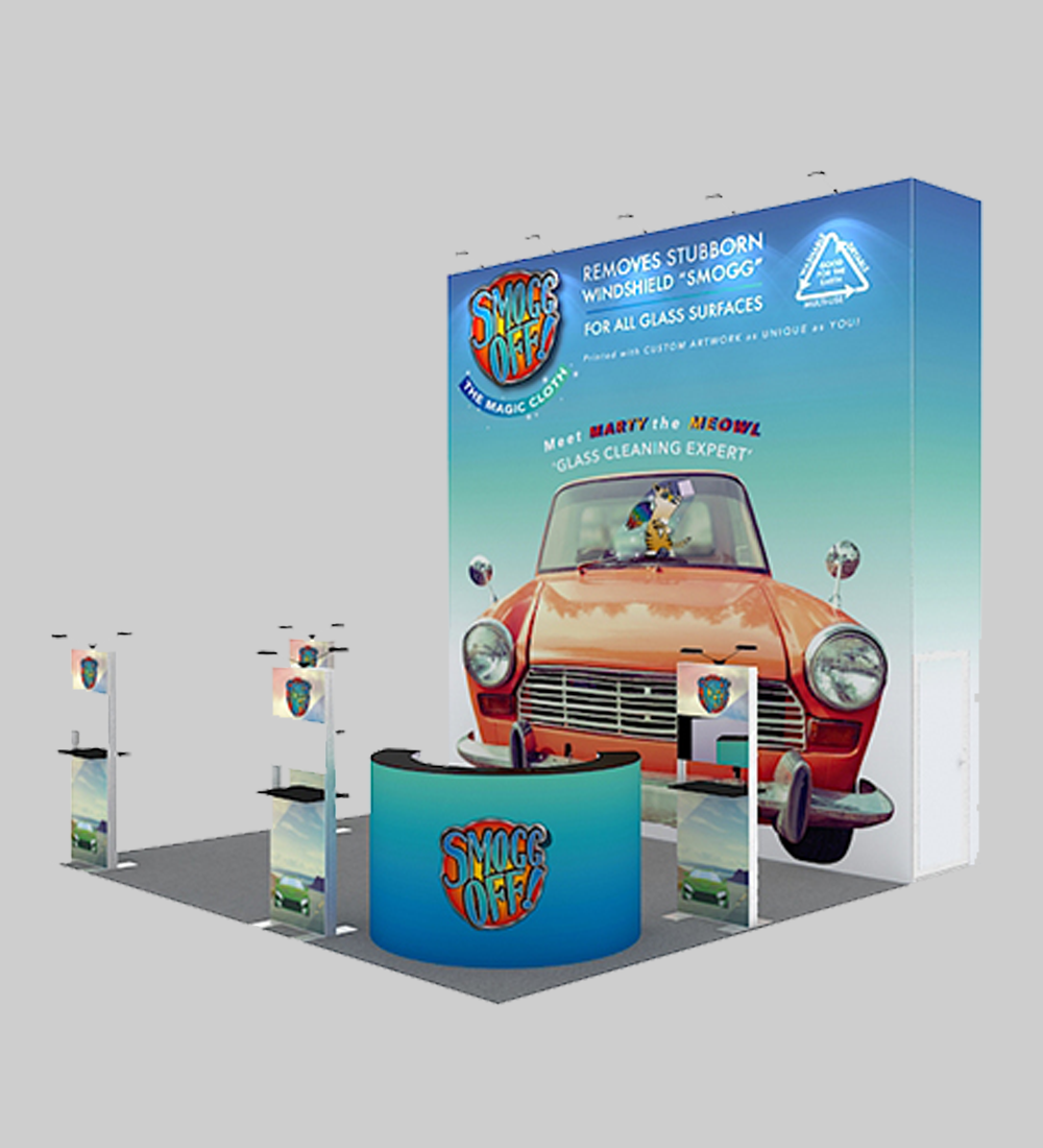 20X20' TENSION FABRIC BOOTH  - Model 3