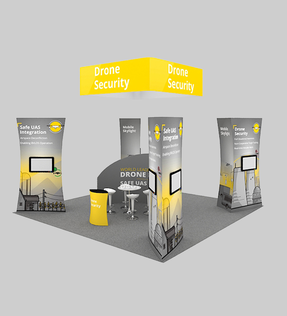 20X20' TENSION FABRIC BOOTH  - Model 1