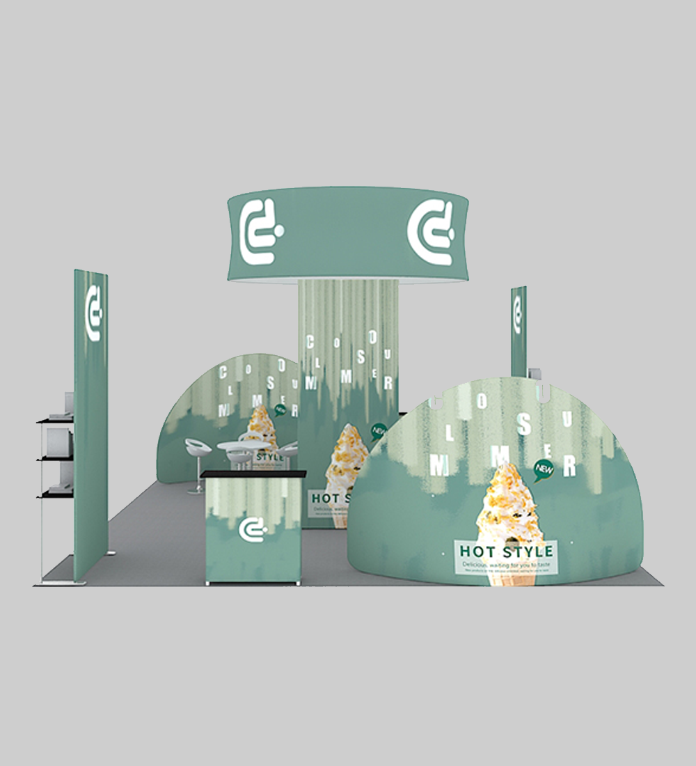 20X20' TENSION FABRIC BOOTH  - Model 4