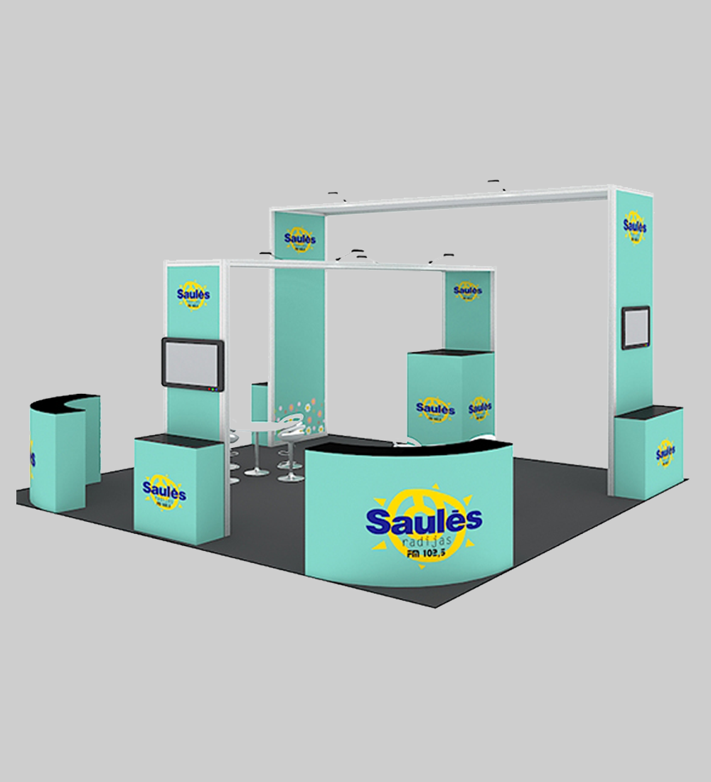 20X20' TENSION FABRIC BOOTH  - Model 5