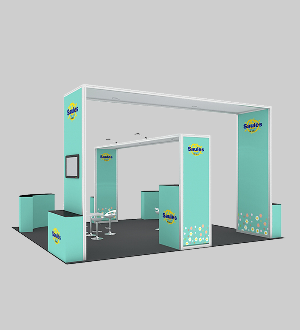 20X20' TENSION FABRIC BOOTH  - Model 5