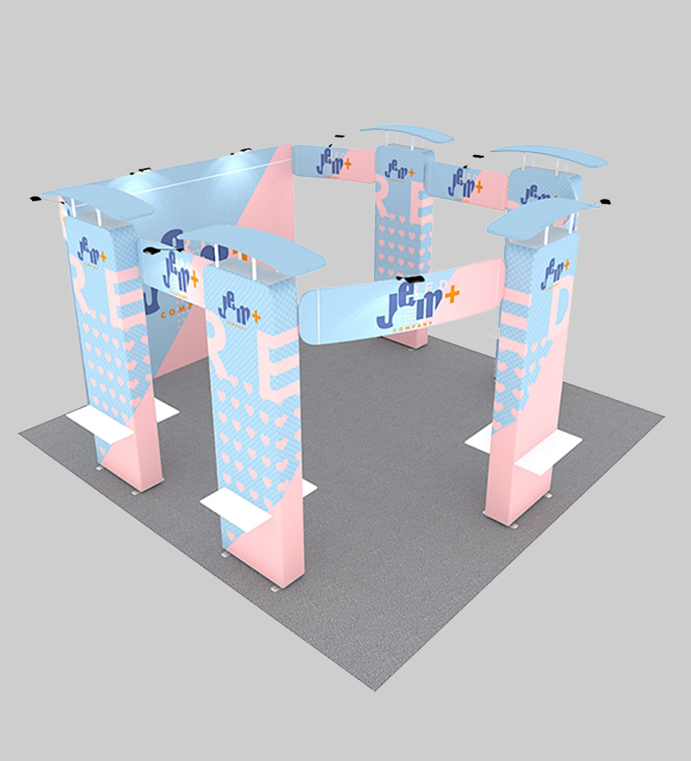 20X20' TENSION FABRIC BOOTH  - Model 6