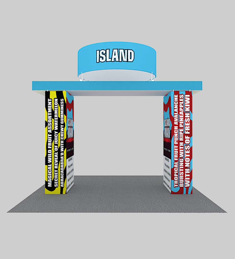 20X20' TENSION FABRIC BOOTH  - Model 7