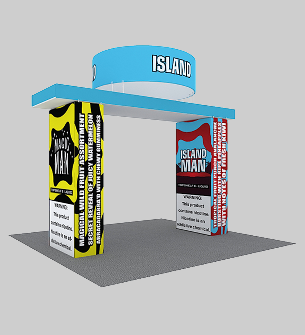 20X20' TENSION FABRIC BOOTH  - Model 7