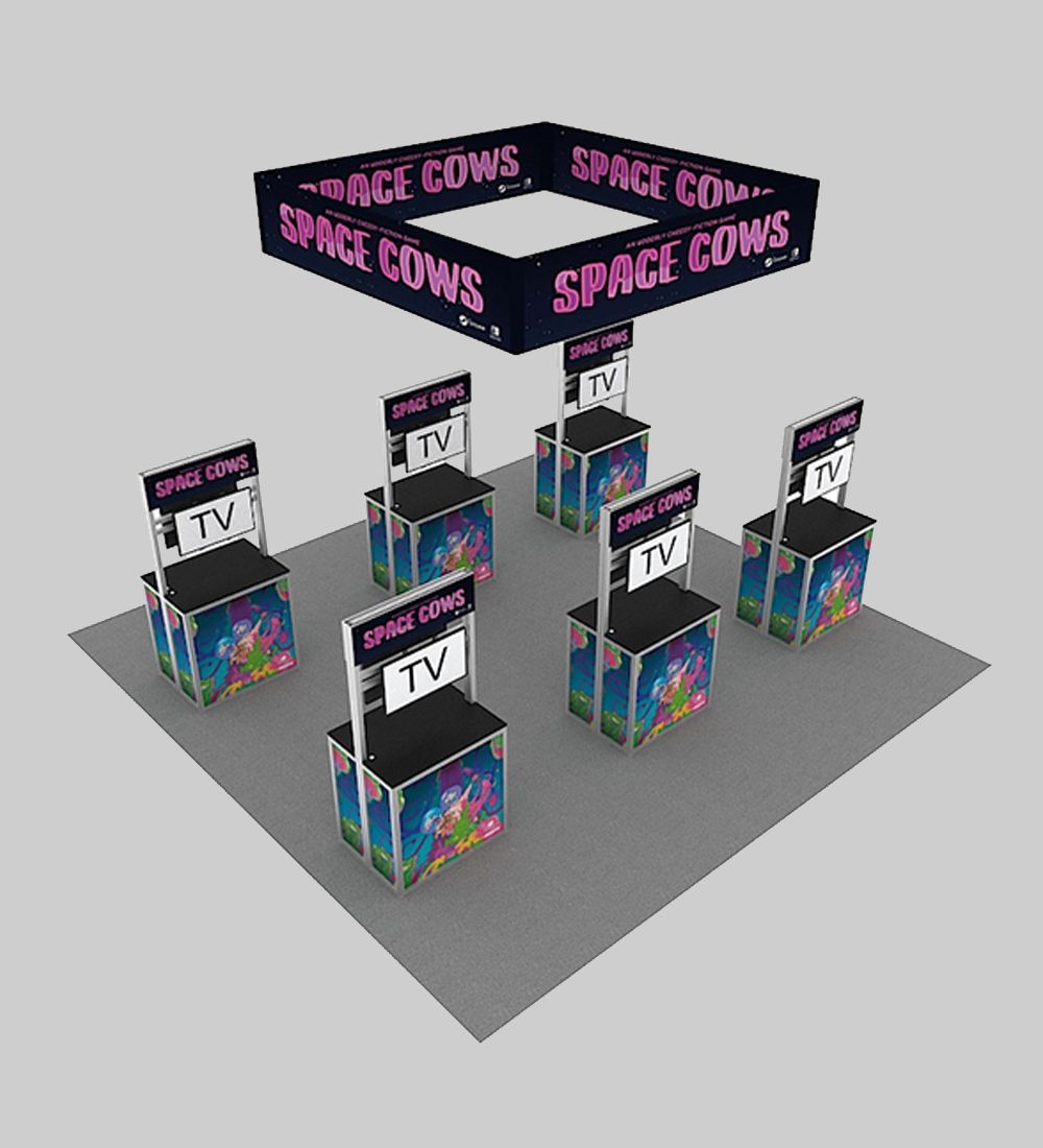 20X20' TENSION FABRIC BOOTH  - Model 8
