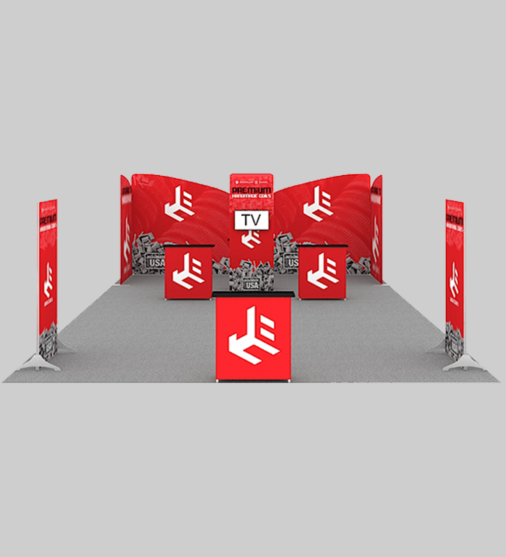 20X30' TENSION FABRIC BOOTH  - Model 1