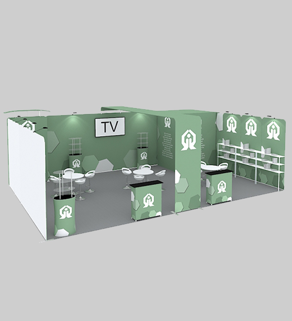 20X30' TENSION FABRIC BOOTH  - Model 2