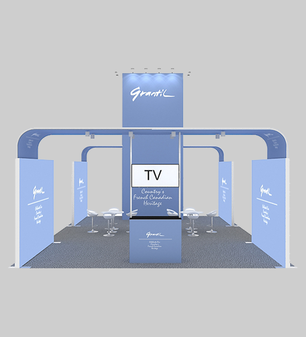 20X30' MODULAR FABRIC BOOTH  - Model 3