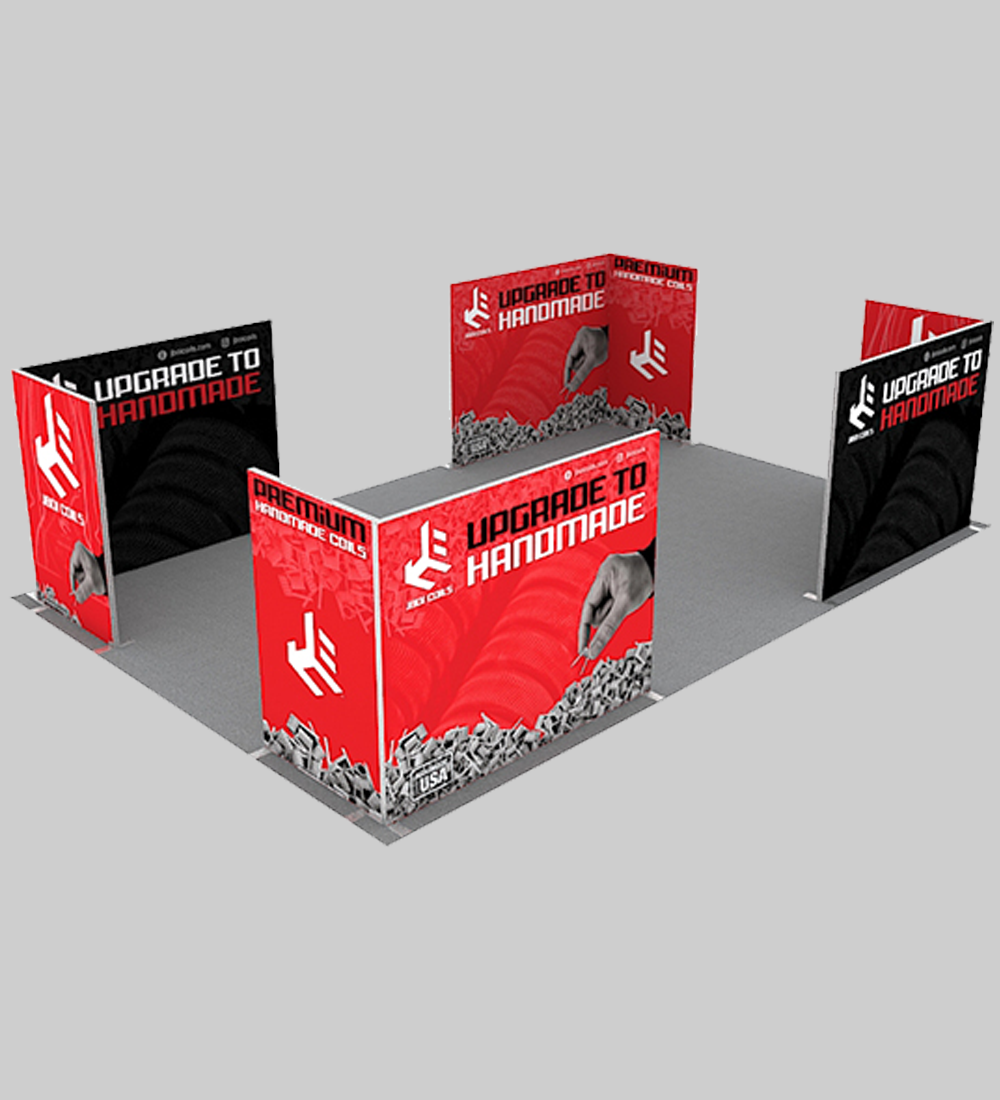 20X30' MODULAR FABRIC BOOTH  - Model 4