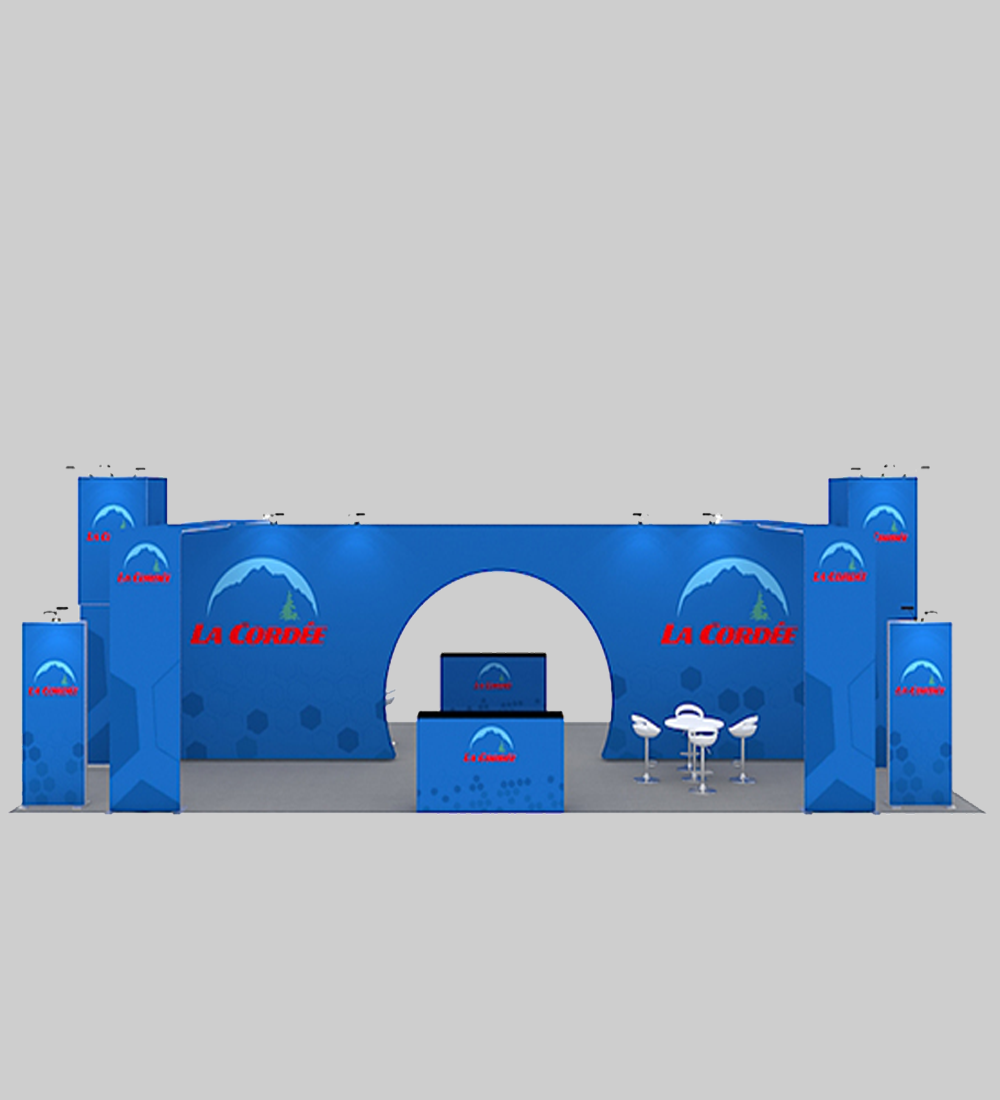 30X40' TENSION FABRIC BOOTH  - Model 1